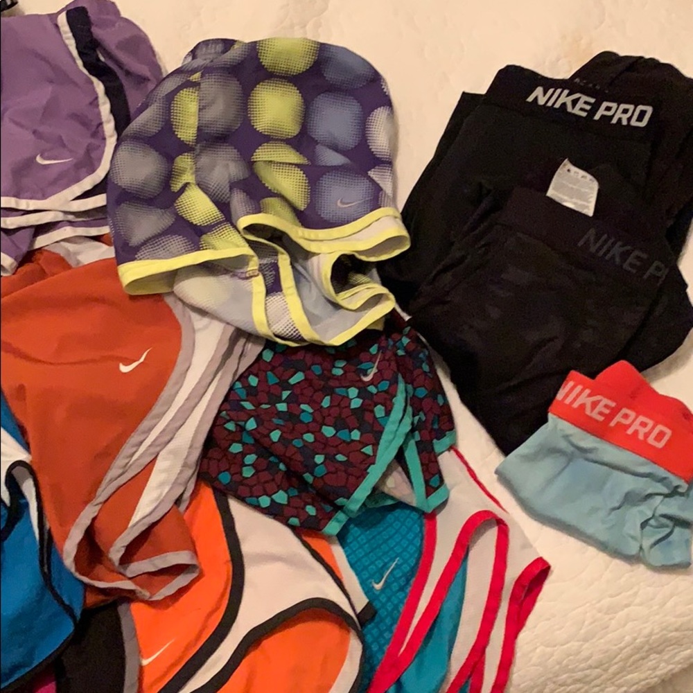 All kinds of Nike shorts